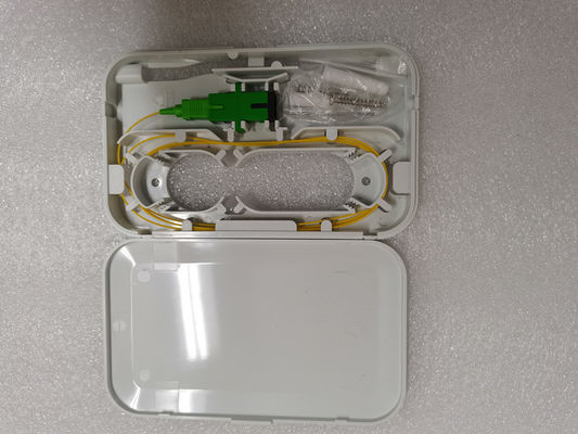 SC APC 1 Port Fiber Optic Termination Box 0.9mm Cable ضفيرة SC APC محول SX